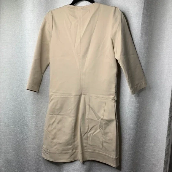 Patrizia‎ Pepe Italy patchwork quiet luxury shift dress size 6 US IT 42 career - Picture 5 of 8